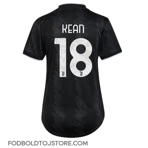 Juventus Moise Kean #18 Udebanetrøje Dame 2022-23 Kortærmet
